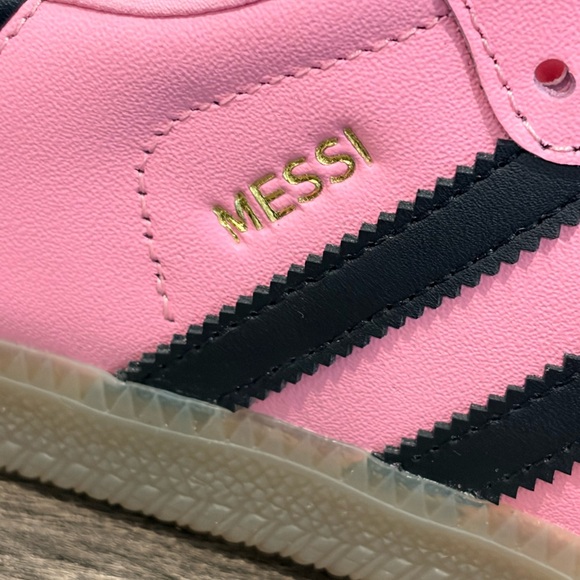 adidas Pink & Black Women's Sneakers (Messi) - Picture 3 of 7
